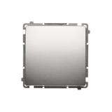 Simon Basic Przycisk światło 10A 250V szybkozłączka srebrny mat BMS1.01/43 KONTAKT