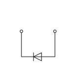 TOPJOBS złączka 2-przewodowa 2,5 mm2 diodowa szara