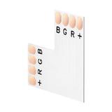 Złączka LED RGB 10mm kątowa "L"