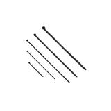 Zestaw opasek kablowych 100szt kolor czarny W zestawie: 2,5x100-20szt 2,5x200-20szt 3,6x300-20sz OR-