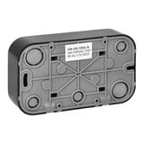 ToDo Gniazdo podwójne 2x2P+Z, 16A/230VAC, IP20, Czarne 10 sztuk