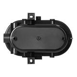 Oprawa oświetleniowa BODRUM E27 max. 15W IP54 klosz szklany stalowa osłona czarna AD-OP-6561BE27SPS ORNO