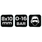 Szybkozłączka do kompresora z wyjściem na wąż 8 x 10 mm