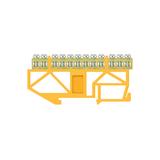 Listwa zaciskowa wysoka podstawa - 12 żółta