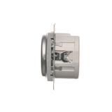 Simon 54 Ściemniacz naciskowy i zdalnie sterowany 20–500 W srebrny mat