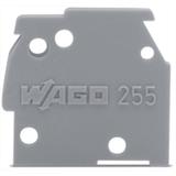 ścianka końcowa jasnoszara