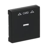 FUTURE Pokrywa do wyłącznika na kartę Do mechanizmu 2025 U czarny matowy