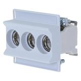 FUSE-BASE D02 3POL DIN HUT Podstawa bezpiecznikowa D02 E18 3P szyna DIN TFRN02C EATON