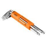 Klucze Torx długie T10-T50, zestaw 8 szt.