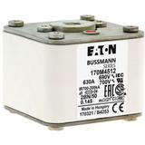 FUSE 630A 690V 2BN/50 AR UC Wkładka szybka 630A AC 690V rozmiar 2 61x77x51 mm aR IEC UL w 170M5412 E