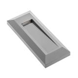 OPRAWA SCHODOWA LED SILVER PB, 1W, 45LM, AC220-240V, 50/60HZ, KĄT ŚWIECENIA 120*, IP65, PROSTOKĄT, C