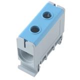 Listwa zaciskowa w korpusie 1x50mm2 niebieska