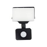 PORTO S LED 10W naświetlacz z PIR, 800lm, IP44, 4000K, aluminium + poliwęglan