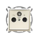 ARIA Gniazdo RTV-SAT końcowe - kolor ecru