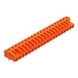 MCS-MIDI Classic gniazdo kątowe 20-bieg. pomarańczowe raster 5,08 mm /10szt./ WAGO