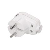 Wtyczka kątowa 2P 16A biały WT-16 K2/BIAŁY ORNO