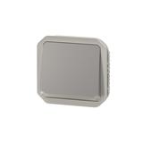 NOWE PLEXO - PRZY. PRZEŁĄCZNY NO/NC Z PODŚWIETL. MECHANIZM 10A- 250V~ SZARY