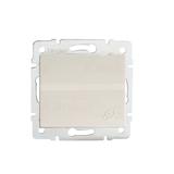 LOGI Gniazdo z uziemieniem IP44 Schuko śrubowe kremowe 16A 250V 021230103 25146 KANLUX
