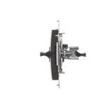 Simon 54 Gniazdo światłowodowe / optyczne podwójne SC/APC czarny