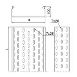 KCP150H100/3 N Korytko 1,5 mm