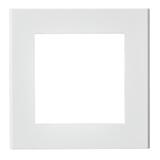 SONATA Ramka pojedyncza do gniazda brytyjskiego - kolor biały