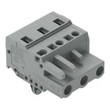 MCS-MIDI Classic gniazdo 3-bieg. szare raster 7,5 mm /100szt./ WAGO