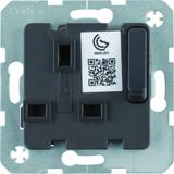 BERKER B.Kwadrat/Q.x mechanizm gniazda z uziemieniem standard brytyjski z łącznikiem i przesłonami s