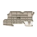 WBB WMF2.5 BLZ Płyta separacyjna (terminal), blok mocujący, 88.5 mm x 44.5 mm, Ciemnobeżowy /10szt./ 1142980000 WEIDMÜLLER
