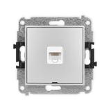 ICON Mechanizm gniazda komputerowego pojedynczego 1xRJ45, kat. 5e, 8-stykowy, bez pola opisowego sre