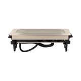 Gniazdo meblowe wpuszczane w blat w niklowanej obudowie z ładowarką USB i przewodem 1,8m 3x2P+Z 2xUS