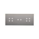 Simon 54 Touch Panel dotykowy S54 Touch 3 moduły 4 pola dotykowe + 2 pola dotykowe poziome + 4 pola dotykowe srebrna mgła DSTR3424/71 KONTAKT