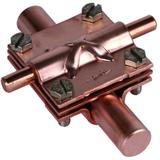 Zacisk krzyżowy z przekładką, Cu