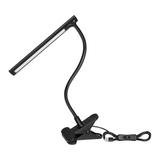 TERI II LED, lampka biurkowa z klipsem, 5W, 260lm, 4000K, czarna