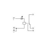 moduł przekaźnikowy 15mm 230VAC/DC1p