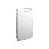 PNF-HW 36W Rozdzielnica podtynkowa do karton-gipsu drzwi białe IP40 3 rzędy 3x12 modułów 106176