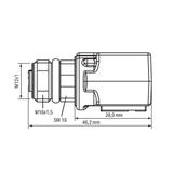 adapter gniazdo M12/gniazdo RJ45