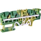 ESH-EFCE.4/2+2 Złączka sprężynowa ochronna 4 mm2 (żółto-zielona)