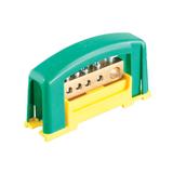 Zacisk ochronny ZO 1x25, 4x10 Ż/Z, żółto-zielony z pokrywą  NOWOŚĆ