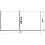 univers Obudowa FW pusta IP44 kl.II 500x1050x160 FWB34D HAGER