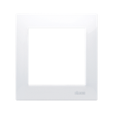 Simon 54 Premium Ramka 1-krotna PREMIUM IP20 / IP44 biały DR1/11 KONTAKT