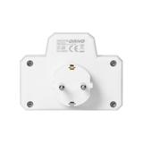 Rozgałęźnik (Schuko) z włącznikiem biały OR-AE-13187(GS) ORNO