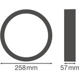 Osłona do opraw ściennych w kształcie pierścienia SURFACE BULKHEAD RING 250 BK