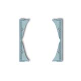 MINI Ramka pośrednia do gniazd podwójnych lazurowa