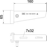 AS 30 16 FT, Wysięgnik do wieszaka