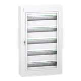 Obudowa PrismaSeT XS PSXS-5-24-NT-P natynkowa drzwi przezroczyste 5 rzędów 24 moduły w rzędzie LVSXR524 Schneider