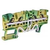 ESH-EFCE.2/2+2 Złączka sprężynowa ochronna 2,5 mm2 (żółto-zielona)