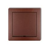 DECO Ramka pośrednia z zaślepką brązowy metalik