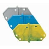 ścianka końcowa niebieska