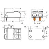złączka THR do płytek drukowanych