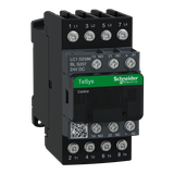 Stycznik mocy TeSys D [AC-3] 40A 4P 2Z 2R kolejowy cewka 24VDC niski pobór LC1D2586BLS207 Schneider